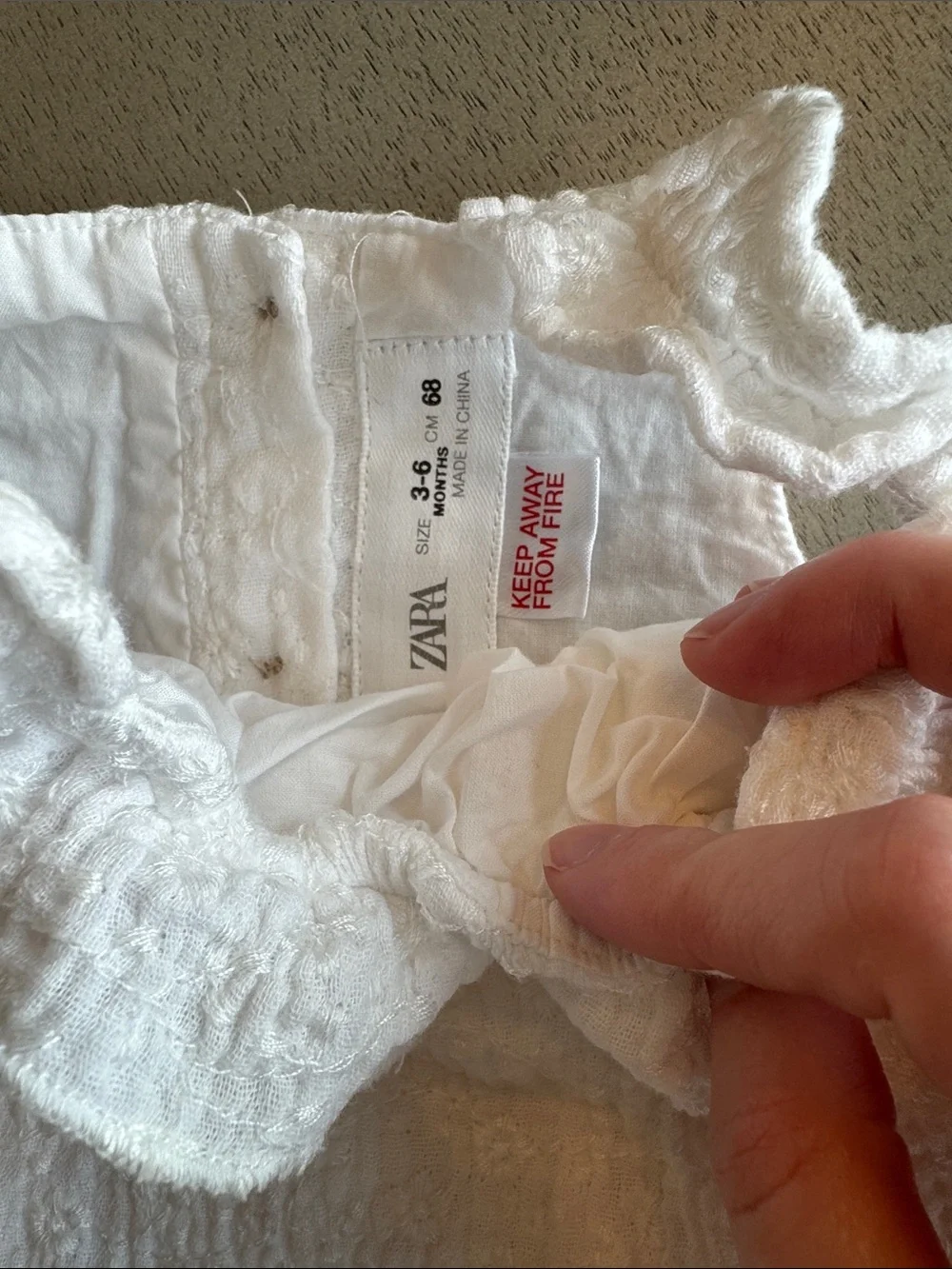 Zara baby long romper